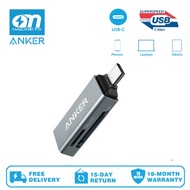 Anker A8370 2-in-1 USB C to SD/Micro SD Card Reader for MacBook Pro 2018/2017, Chromebook, XPS, Gala