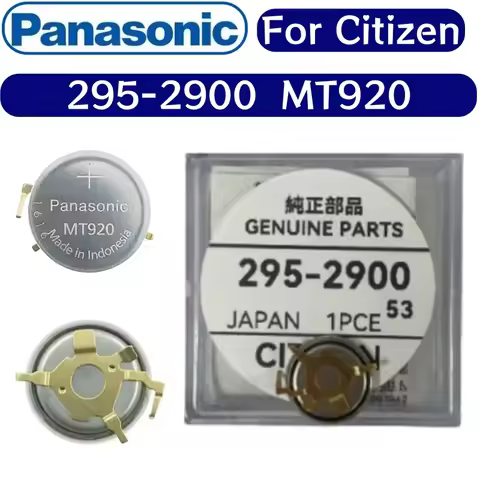 Original MT920 295-2900 Lithium Battery 295 2900 For Citizen BL5374-51A Rechargeable Batteries