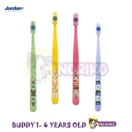 Jordan Buddy Kids Toothbrush SUPERSOFT (1-4 Years Old) & SOFT (5-10 Years Old)