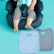 EUPHORIA Child Seat Cushion, Soft Breathable Anti Penetration Car Seat Cushion,  Non-Slip Base Washa