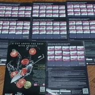 Aeon Sticker 2024 SHOGUN Japan Limited Edition Knives Collection Stickers 15pcs/20pcs and Booklet