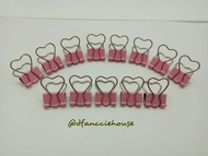 BINDER CLIP PENJEPIT KERTAS PINK LOVE