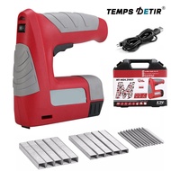 4.2V Electric Stapler USB Rechargeable Cordless Nailer, Home Tools，Electric Nail Gun Woodworking Air