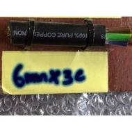 Fajar 6mm X 3C TRS Cable (selling in meter)