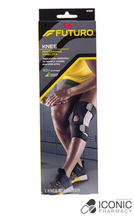 Futuro™ ฟูทูโร่ สปอร์ต อุปกรณ์พยุงหัวเข่า เสริมแกนข้าง รุ่นปรับกระชับได้ FUTURO Performance Knee Sta
