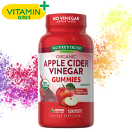 nature's truth, Apple Cider Vinegar (Organic) (Natural Apple), 120 Vegan Gummies