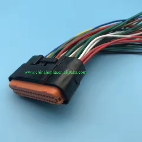 Free shipping 1pcs 34 Pin 1.0mm male and female plug MX23A34XF1 MX23A34SF1 Waterproof Automotive Con