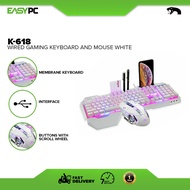 K-618 Wired Gaming Keyboard and Mouse BLACK/ WHITE, Brand New gaming keyboard and mouse Combos.
