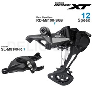 SHIMANO DEORE XT M8100 12 Speed Groupset include RD-M8100-SGS Rear Derailleur and SL-M8100-R  SL-M81
