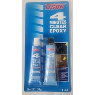TESON T-46 4 MINUTES CLEAR EPOXY 34G