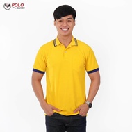 เสื้อโปโล KanekoTK สีสด ยับยาก สีเหลือง PK109 (ชาย) - PMKPOLOMAKER