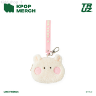 LINE FRIENDS TREASURE TRUZ MININI FACE PLUSH POUCH