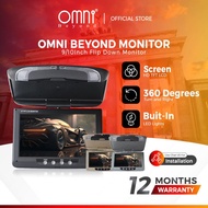 Kereta Siling TV OMNI BEYOND 10.1" Flip Down Car Roof Monitor 10.1 Inch Super Silm Car TV Monitor Ke