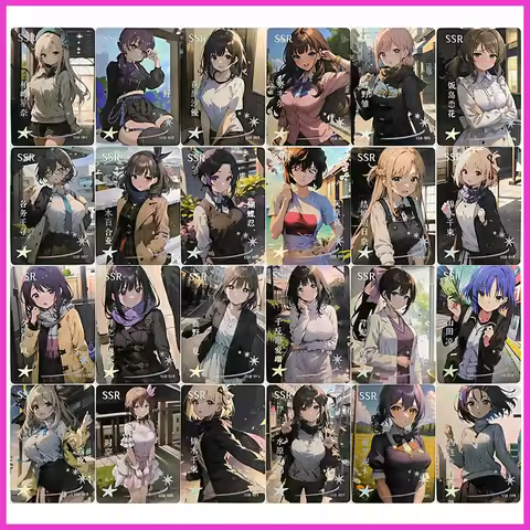 Anime Goddess Story Rare SSR Flash Card Kashiwazaki Sena Nishikigi Chisato Toys for boys Collectible
