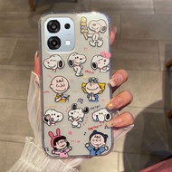 เคสสำหรับOPPO A6x A6 Pro A6Pro 5G น่ารักการ์ตูนสนูปี้ชาร์ลีลายปลอกซิลิโคนโปร่งใสกันกระแทกนิ่มเคสโทรศ