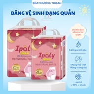 Ipaly panty-type sanitary napkins type 1, 25 pieces/bag (Optional number of bags) waist from 55-115c