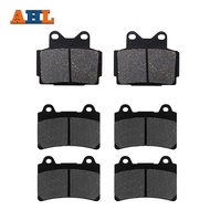 AHL Motorcycle Front Rear Brake Pads For YAMAHA FZR250 TDR250 TZR250 SRX400 FZR400A FZR400RSP RZR400