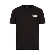 Men's T-Shirt ARMANI EMPORIO EA7 BLACK LOGO GOLD ORIGINAL