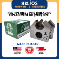 REX PIPE DIES / PIPE THREADING REPLACEMENT DIE ( 2RC ) SIZE : 1-1/4 , 1-1/2