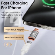 Untuk Lightning Female Ke Tipe C USB Adaptor Pria PD 30W 27W IOS Kabel Pengisi Daya Cepat untuk iPho
