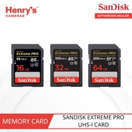 SANDISK EXTREME PRO UHS-I CARD 16GB/32GB/64GB - HENRY'S CAMERAS
