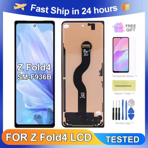 For Samsung Z Fold4 5G Tested For Z Fold4 F936B F936U F936N F936W F9360 LCD Display Touch Screen Dig