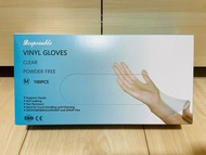 Vinyl Gloves 一次性膠手套100個