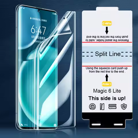 3Pcs HD Front Hydrogel Film For Huawei Honor 300 200 Pro Magic 7 6 Pro Magic 6 Lite X9A X9B Self Hea