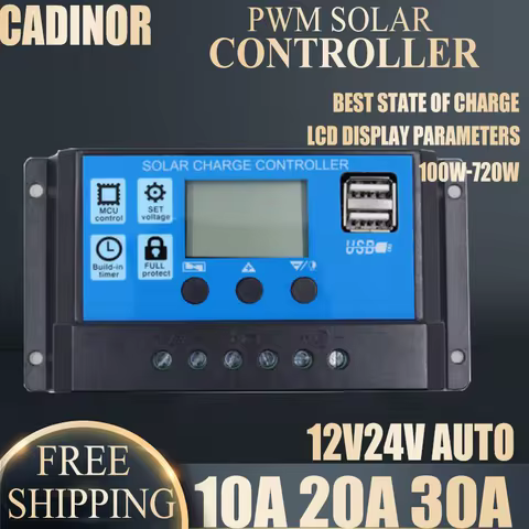 PWM Solar Charge Controller For Solar Turbine Generator System Waterproof IP54 Factory Price 100-800