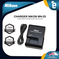 Nikon MH-24 Quick Charger for EN-EL14 Li-ion Battery compatible with Nikon D3100 DSLR, D5100 DSLR, a