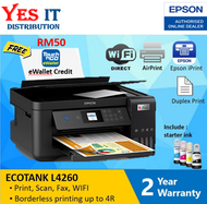 Epson EcoTank L4260 A4 Wi-Fi Duplex All-in-One Ink Tank Printer