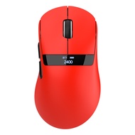 Xunfox เมาส์ไร้สาย H9 2.4G ชาร์จได้12000Dpi การเขียนโปรแกรมแบบมาโครบลูทูธแบบมีสายเมาส์สำหรับเล่นเกมส