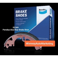 D2389 PERODUA ALZA REAR BRAKE SHOE [ BENDIX ]