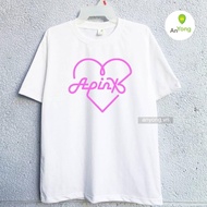 Apink T-Shirt With Heart logo - Best Selling