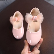 [READY STOCK] 1-7y Princess Sweet Black White Glossy Soft Comfortable Dinner Outing Cover Shoe (size