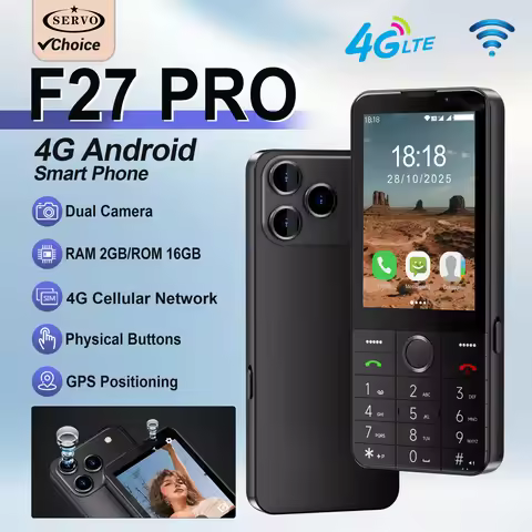 SERVO F27 PRO Button Android Smartphone 4G LTE 3.5"Display Touch Screen Dual SIM Card Cellphone Flas