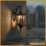 [Toolroom] Classic Outdoor Wall Lantern Waterproof Wall Sconce Light Exterior Facade Lamp for Courty