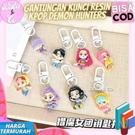 GANTUNGAN DEMON HUNTERS RESIN KEYCHAIN KPOP KEYCHAIN LOT HOOK LOT CLIP KPOP DEMON HUNTERS RESIN HANG