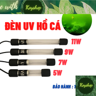 Đèn uv bể cá Đèn UV hồ cá hồ thuỷ sinh công suất 5W - 13W diệt tảo khuẩn hồ cá