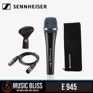 Sennheiser E945 Supercardioid Dynamic Handheld Vocal Microphone with Free Mic Cable (e945)