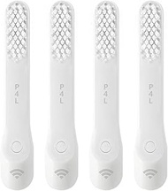 Toothbrush Replacement Heads Compatible with Quip (4 Counts, Gray) Adult Electric Brush Heads Refill