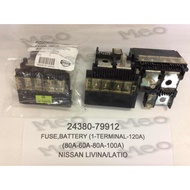 24380-79912 BATTERY FUSE ( 1-TERMINAL-120A ) 80A-60A-80A-100A FOR NISSAN LIVINA AND LATIO