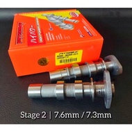 PITSBIKE RAIDER 150 FI RACING Cams CAMSHAFT STAGE 1 2 3 7.5mm 6.5mm 7.3mm 7.6mm Raider150 R150 FU