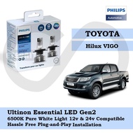 Philips New Ultinon Essential LED Bulb Gen2 6500K H4 Set for Toyota Hilux VIGO 2004 - 2011