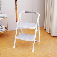 【In Stock】Household Folding Ladder Two-Step Herringbone Ladder Widened Anti-Slip Retractable Ladder 