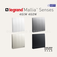 [SG Seller] Legrand Mallia Senses 4G1W 4G2W Switch | Guan Seng Electrical