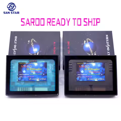Newest 0.7 Firmware SEGA Saturn SAROO SS Console HDLoader Fast Reading Game Reader TF/SD Card Direct