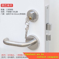 Fireproof Door Lock Stainless Steel Fire Control Lock Full Set Fireproof Lock Door Lock Universal Lock Handle Lock Cylin
