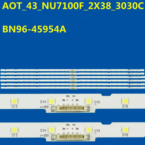 New LED Strip 28Lamps For UE43NU7100 UE43NU7120 UE43NU7122 UE43NU7125 UE43NU7140 UE43NU7170 UE43NU71