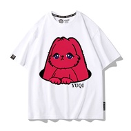 GIDLE宋雨琦同款周边短袖T恤女夏季半袖粉丝应援服百搭衣服潮体恤GIDLE Song Yuqi Same Style Peripheral Short Sleeve T zaizhengy02.my